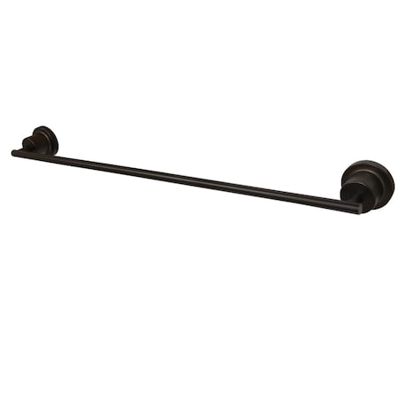 Kingston Brass BAH8211ORB Concord 24" Single Towel Bar, Oil Rubbed Bronze BAH8211ORB
